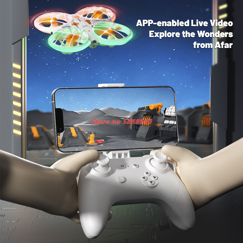 Mini Neon Light  Drone Wifi Fp - Drone Camera Wide Angle ulasan dan harga
