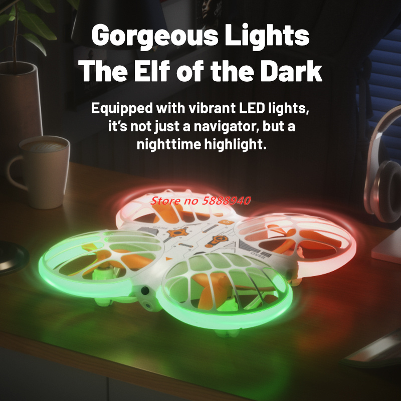 Mini Neon Light  Drone Wifi Fp - Drone Camera Wide Angle ulasan dan harga