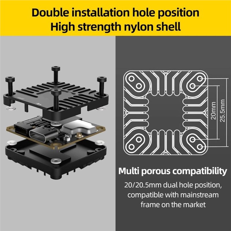 Heatsink Aluminum Parts Wide-A - Drone Camera Lens ulasan dan harga