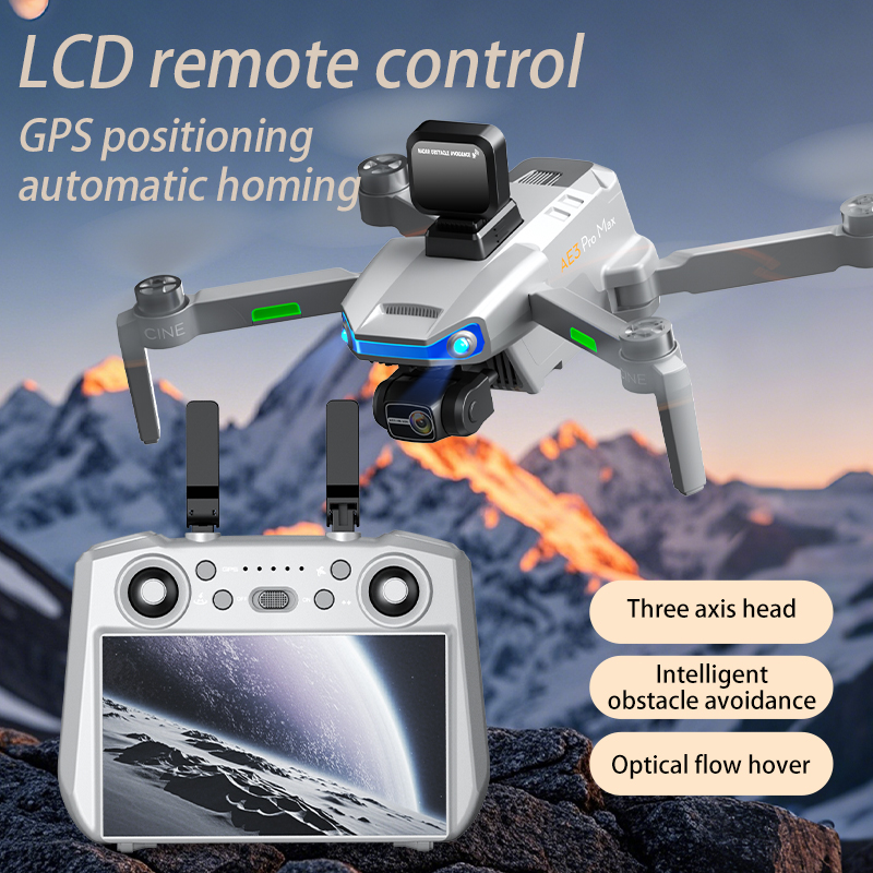 AE3 PRO Max NEW LCD SC GPS Dro - Drone Camera 4K ulasan dan harga