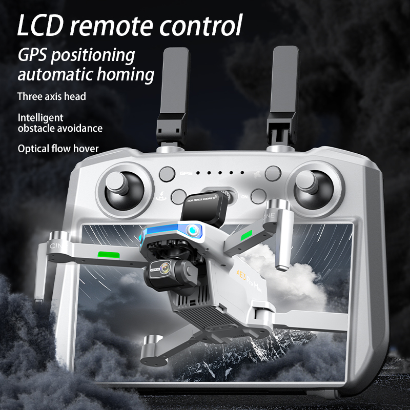 AE3 PRO Max NEW LCD SC GPS Dro - Drone Camera 4K ulasan dan harga