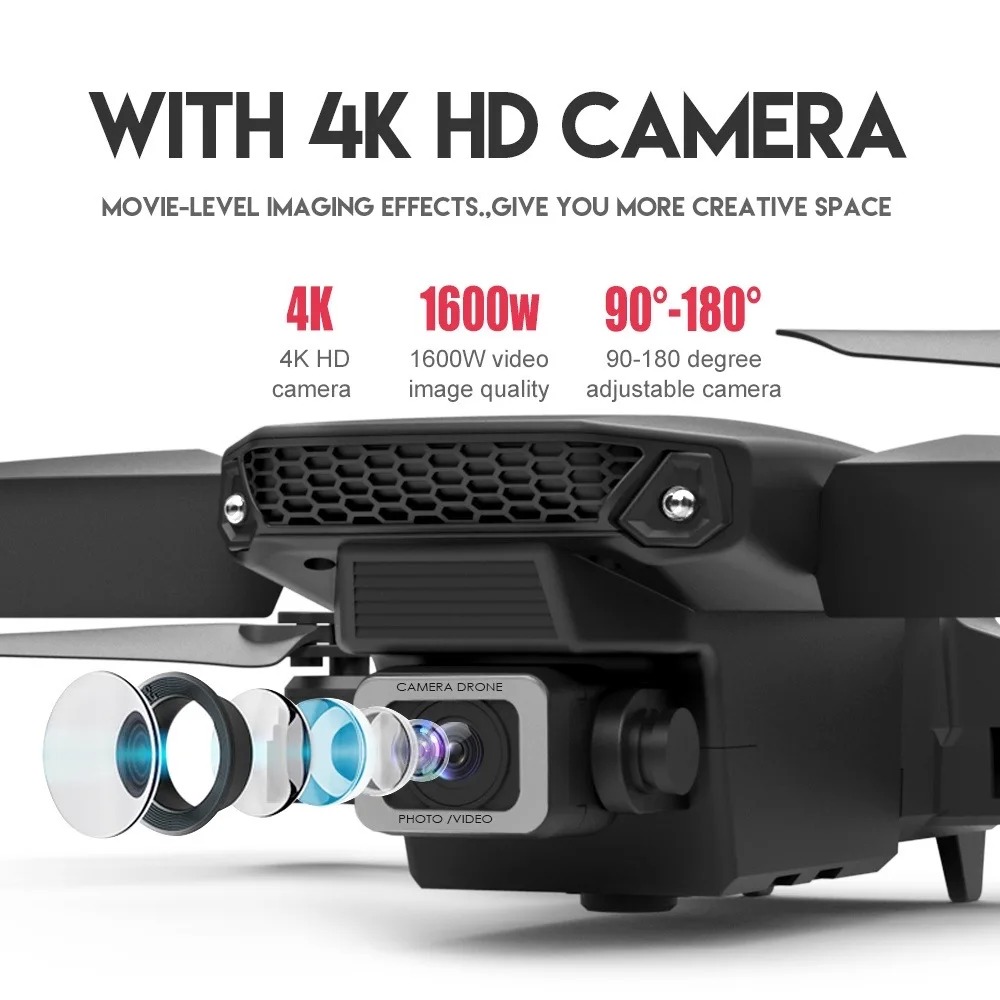 RC Drone New E88Pro 4K Profess - Drone Camera Wide Angle ulasan dan harga