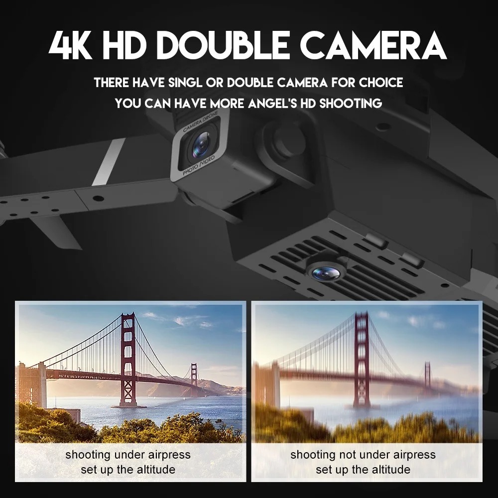 RC Drone New E88Pro 4K Profess - Drone Camera Wide Angle ulasan dan harga