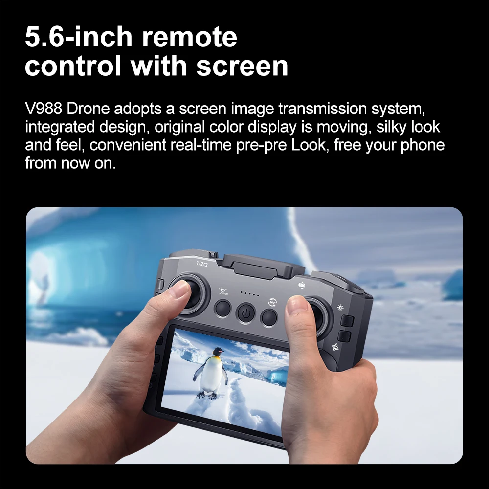 Original V988 Drone 8K HD Dual - Drone Camera Night Vision ulasan dan harga