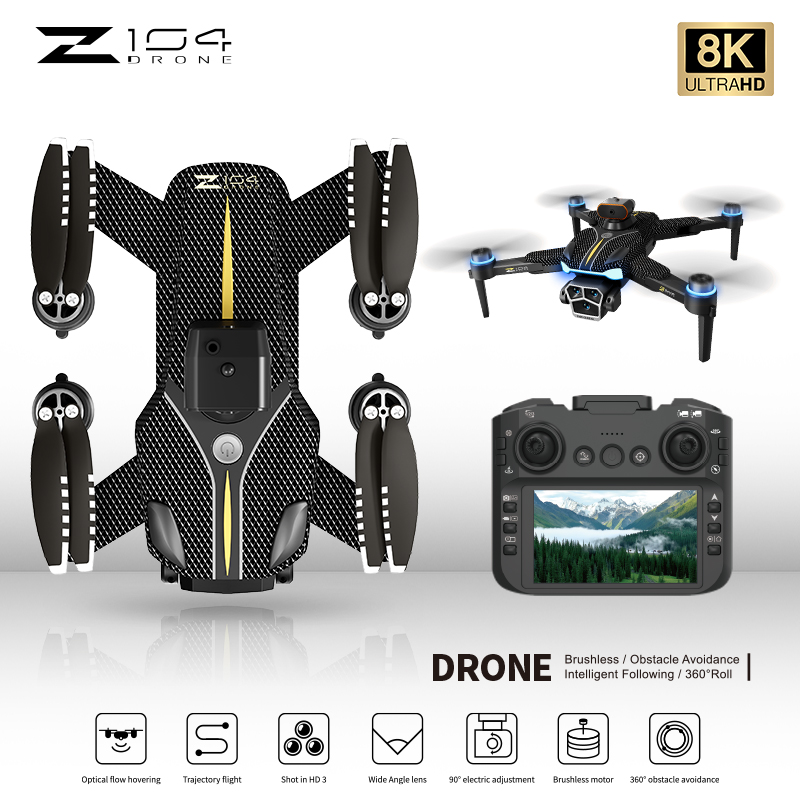 Z104 RC Drone Wide-angle 8K HD - Drone Camera Wide Angle ulasan dan harga