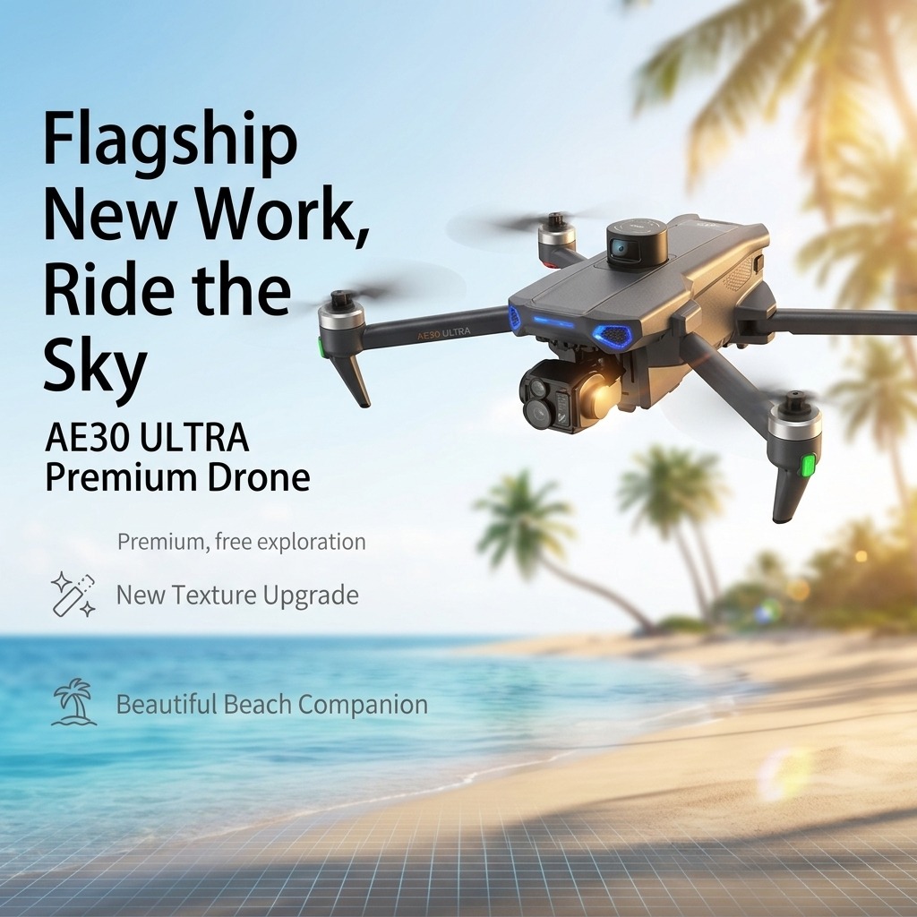 NEW AE30 Ultra GPS Drone 4K Pr - Drone Camera With Gimbal ulasan dan harga