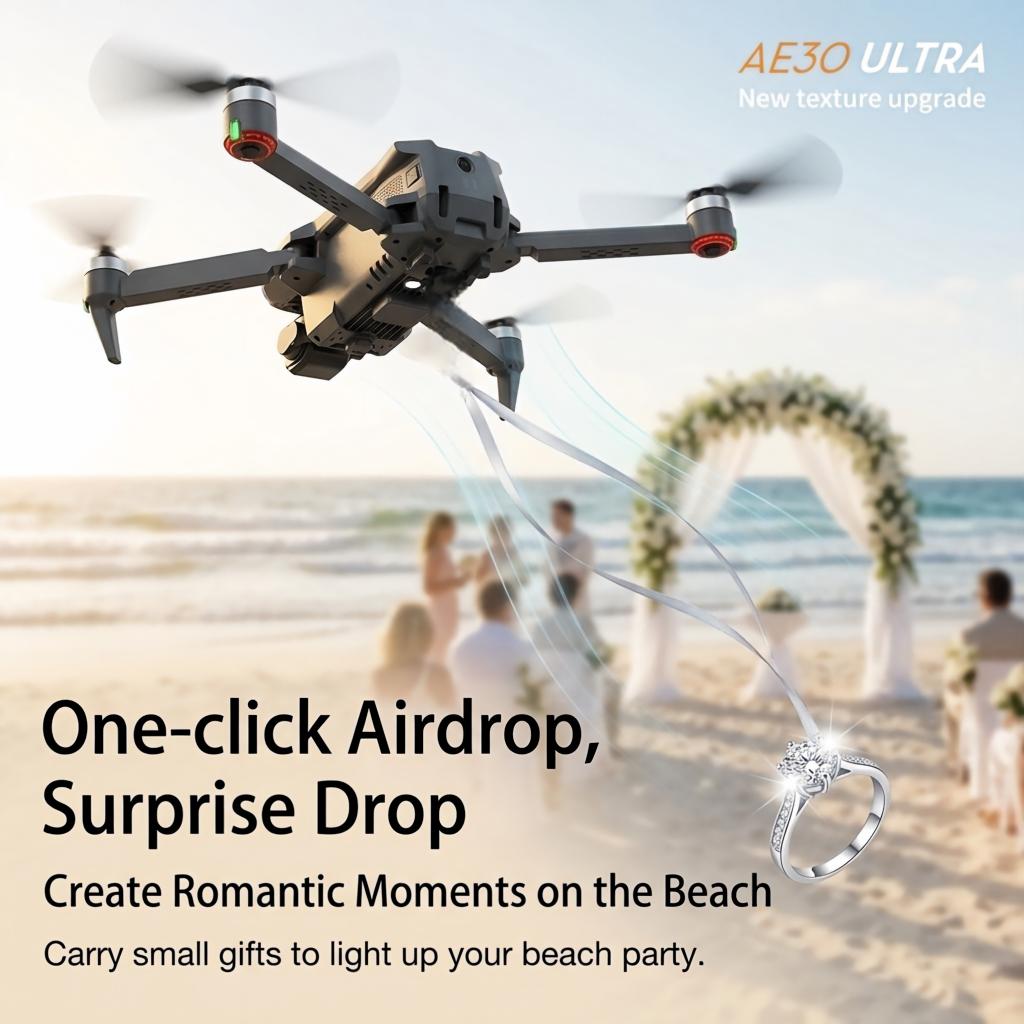 NEW AE30 Ultra GPS Drone 4K Pr - Drone Camera With Gimbal ulasan dan harga